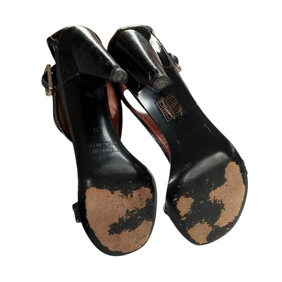 Marc by Marc jacobs Y2K leather t strap logo sandal 38 7.5‎ - Picture 4 of 5